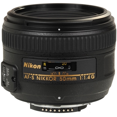 Nikon AF-S Nikkor 50mm f/1.4G Black Lens - CeX (UK): - Buy, Sell